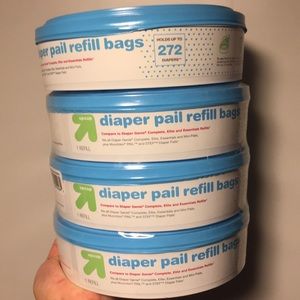 NEW! UP&UP diaper pail refill bags